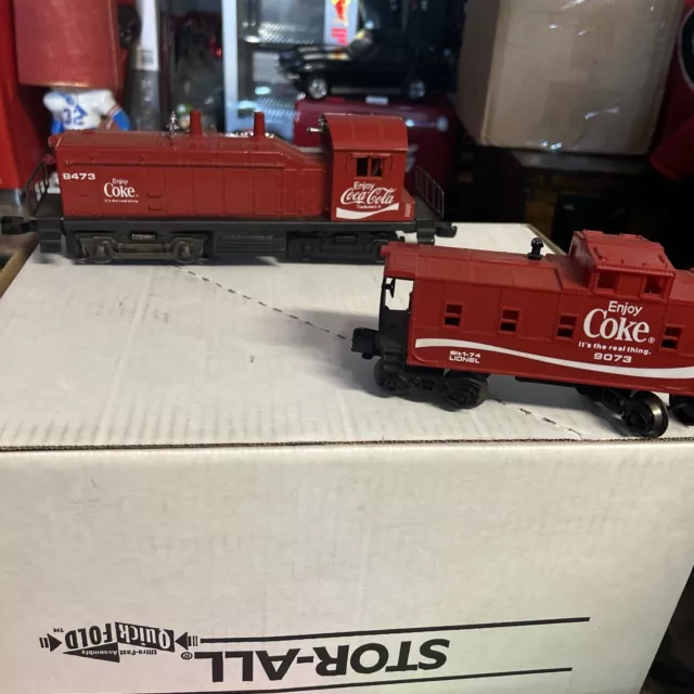 O Gauge 3-Rail Lionel 8473 Coca-Cola, Sprite, Tab & Fanta Diesel Freight Set 2