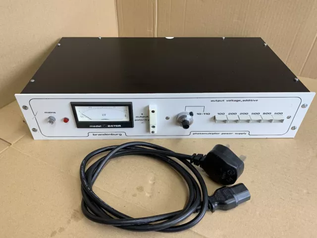 Brandenburg 2475 2kV 5mA Adjustable High Voltage HV Photomultiplier Power Supply