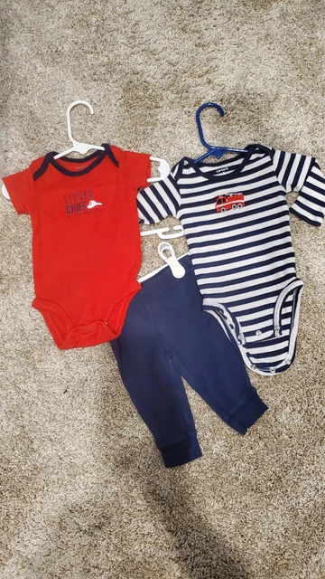 carters baby boy outfit set, 3 Months