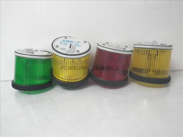 TSW-F Sirena emergency light / 2x yellow / 1x red 1x green (Used and Tested)