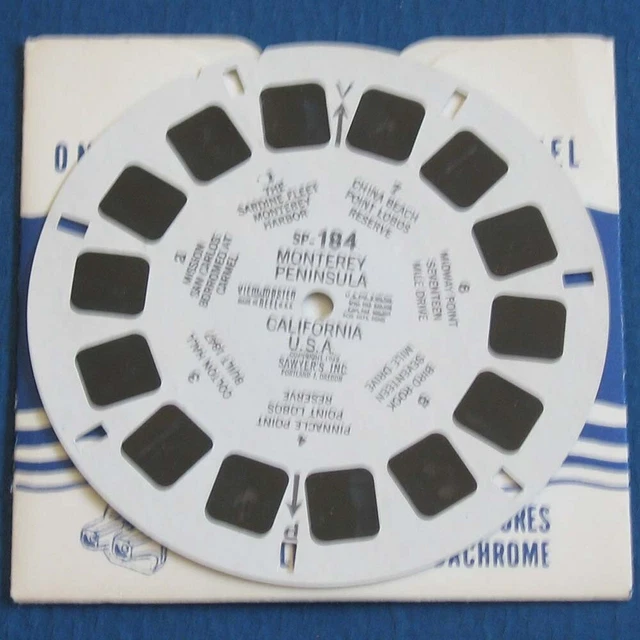 View-Master Reel #SP-184 Monterey Peninsula California Viewmaster