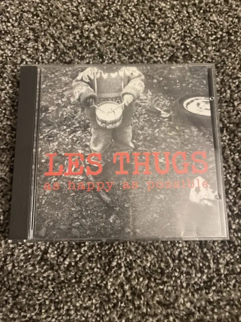 Les Thugs - As Happy As Possible CD 1993 Punk Rock Sub Pop RARO FUERA DE IMPRENTA PRIMERA IMPRESIÓN