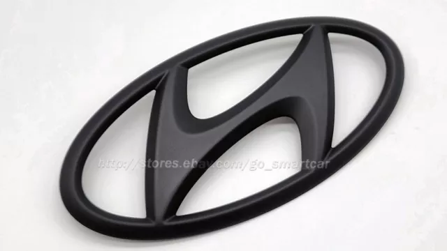 Rear Tailgate Matte Black H emblem for 2023 2024 Hyundai Palisade (matte black)