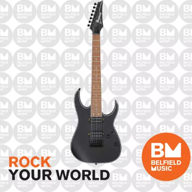 Ibanez RG7421EXBKF Electric Guitar 7-String Black Flat - Brand New