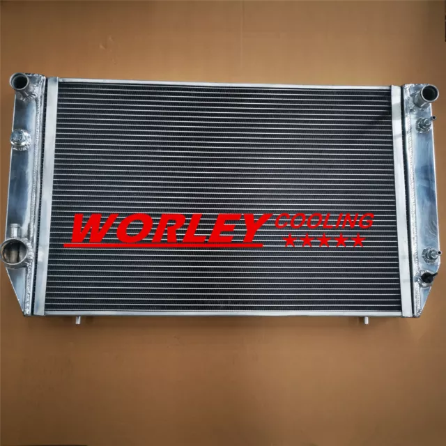 aluminum radiator 62MM FOR Jaguar Coupe XJS V12 / XJ12 5.3L 6.0L 1976-1996 AT/MT