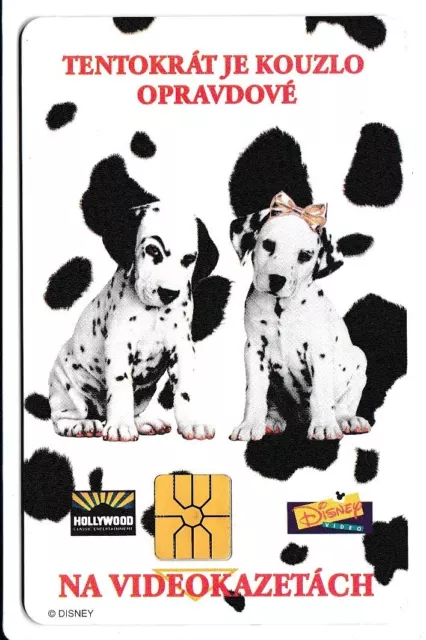 Disney  Telecarte / Phonecard .. Rep. Tcheque 150Kc Gem1A 101 Dalmatiens Puce