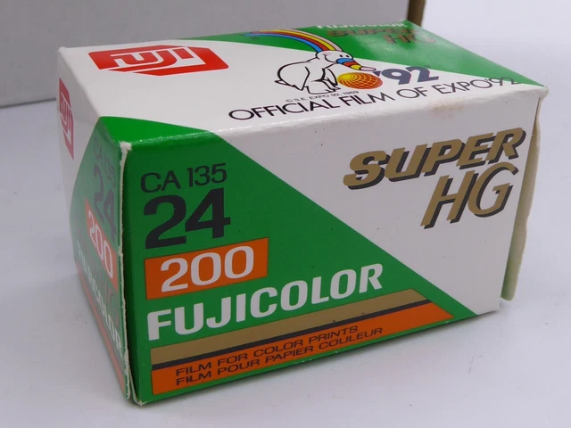 Fujicolor Super HG 200 CN135  24 exposures  Film CN 135 Expired 1994 New Boxed