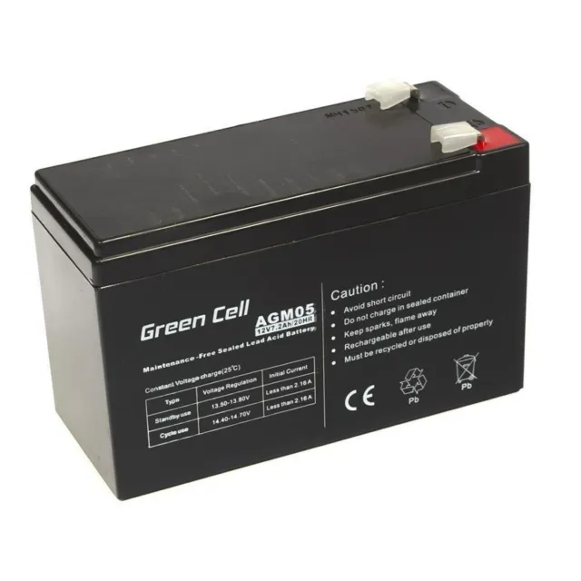 Batterie pour Système d'Alimentation Sans Interruption Green Cell AGM05 72 Ah