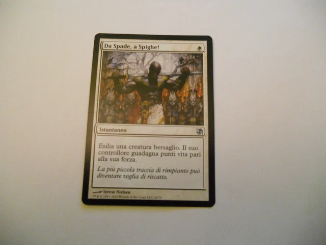 Commander Legal White Card Swords To Plowshares  Magic: The Gathering  Commander Card, Near Mint Condition Commander Deck