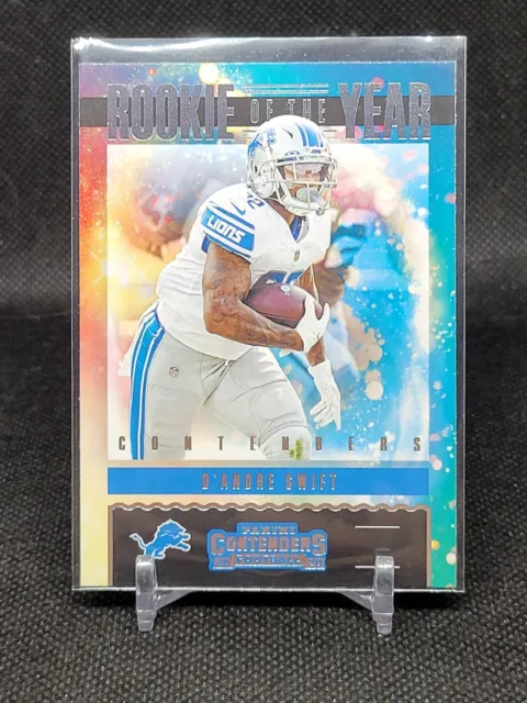 DAndre Swift 2020 Panini Contenders Rookie Of The Year #RY-DAS LIONS (JP)