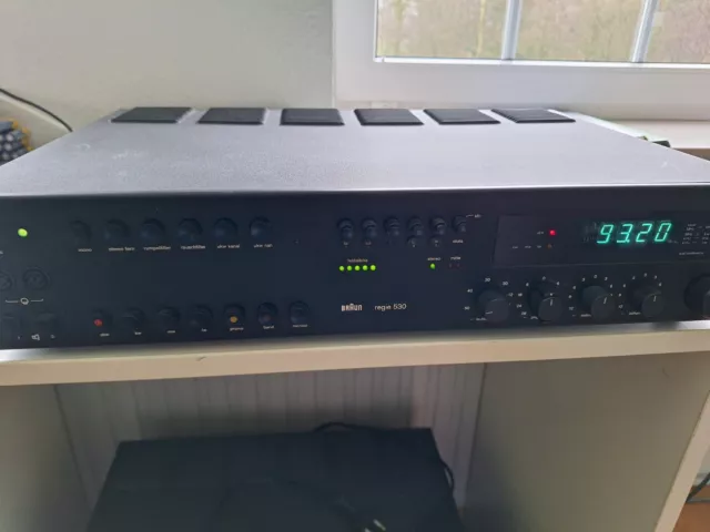 Braun Regie 530d Receiver mit Phono Gut gepflegt