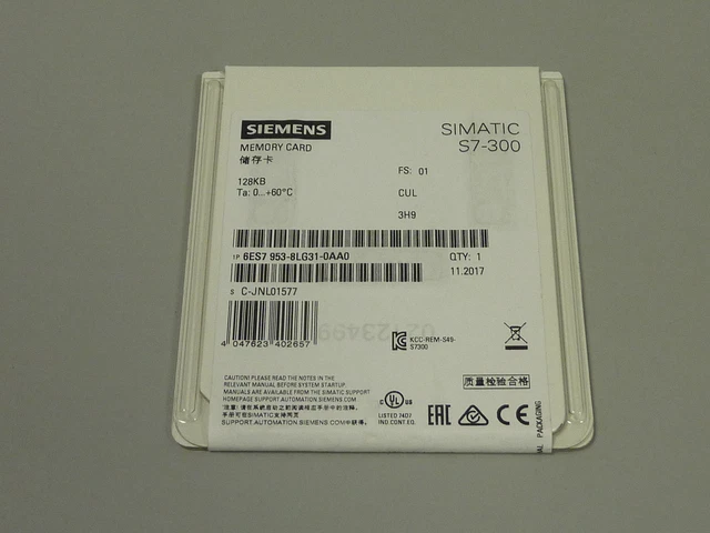 New Siemens 6Es7953-8Lg31-0Aa0  [24 Months Warranty]