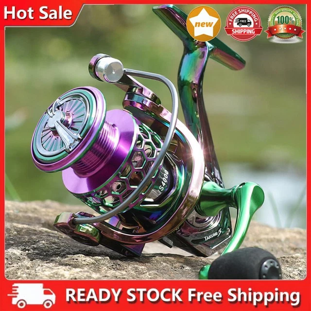 Right/Left Hand Interchangeable Spinning Fishing Reel 3+1 Bearings 5.2/1 Wheel