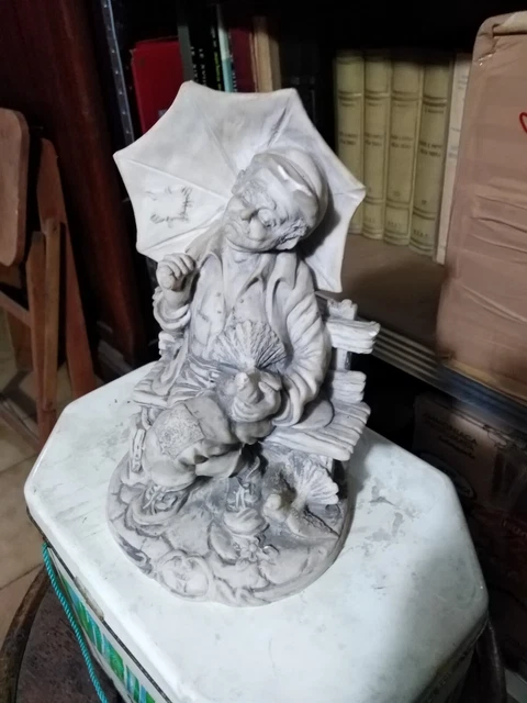 Statua Clown Angelo In Porcellana | Lacrima Artistica Da Collezione | Regalo Emotivo Per Collezionisti