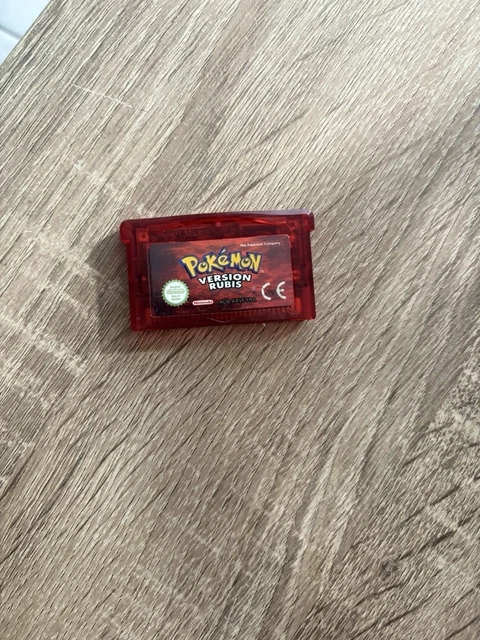 Jeu Pokémon Version Rouge (Dracaufeu) Pour GameBoy Advance - Cartouche Seule, Très Bon état, Collector