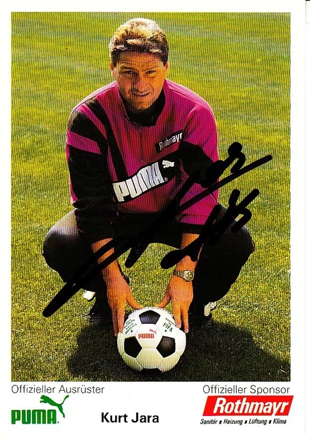 Carte Autographe Kurt Jara – Schalke 04 – 1980/81 – Originale Signée