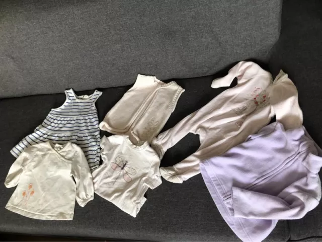 Lot 6 vêtements fille 6 mois très bon état