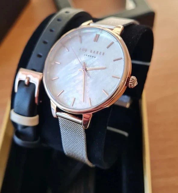 Ted Baker Ladies Rose Gold Quartz Watch Gift Set Boxed New 📦 ✨️