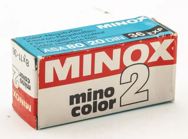 Minox Couleur 2 - 36 Exp 80 Asa 20 din - Negativfilm Négatif Film - Emballage