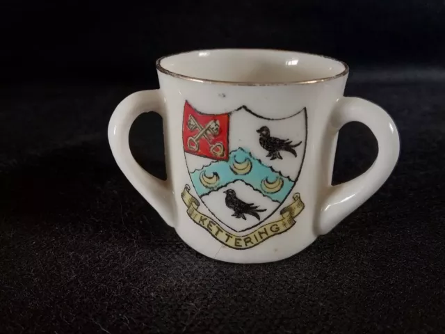 Crested China - KETTERING Crest - Loving Cup - English Manufacture.