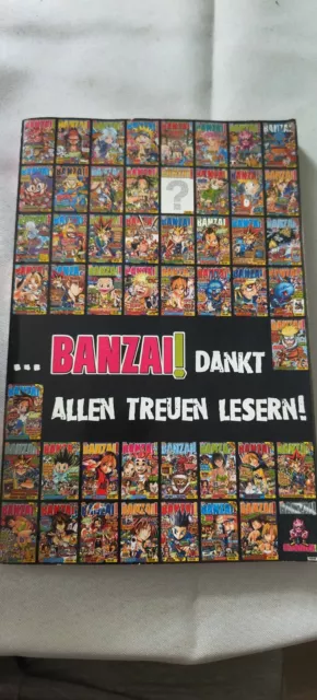 Banzai Manga 32 Bände Deutsch Konvolut Sammlung Manga One Piece Naruto Anime