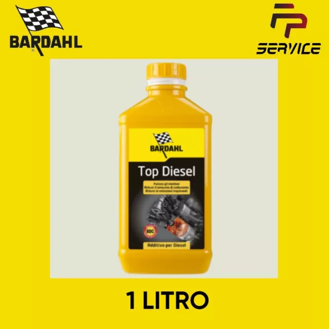 BARDAHL TOP DIESEL DA  1 lt ADDITIVO GASOLIO  PULIZIA INIETTORI MOTORI DIESEL