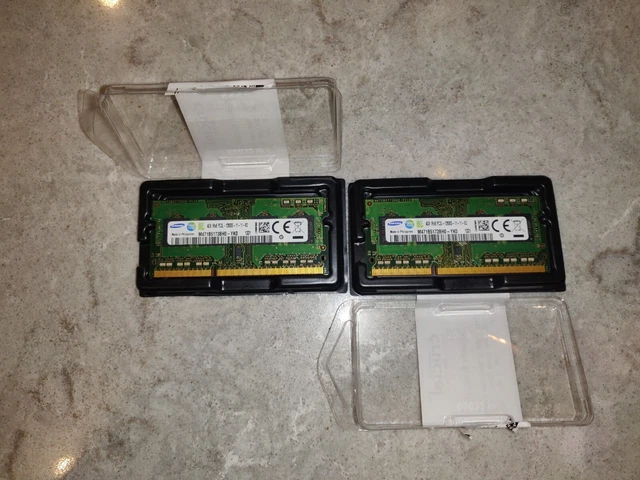 8GB (2x4GB) Samsung 4GB 1Rx8 PC3L-12800S SODIMM Laptop Memory/RAM