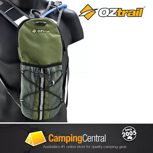 OZtrail GOANNA 1.5 Litre Hydration Pack and Bladder (GREEN)