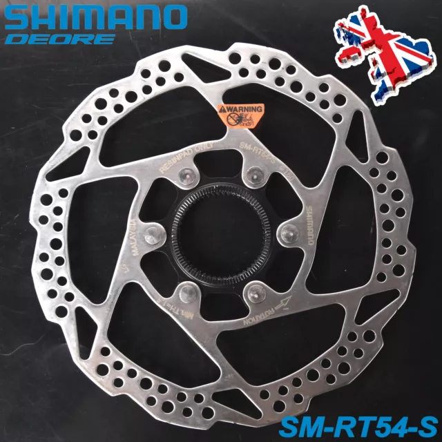 Shimano Deore M6000 RT54-S Center Lock Disc Brake Rotors 160mm Resin Pads Only