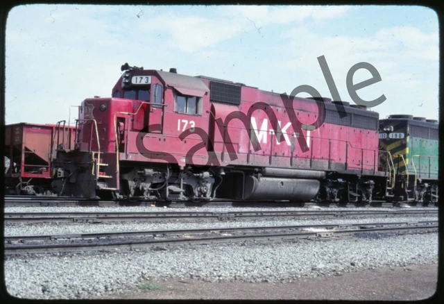 MKT 173 on Mar 25, 1980 at Denison, TX Orginal Kodachrome Slide S30