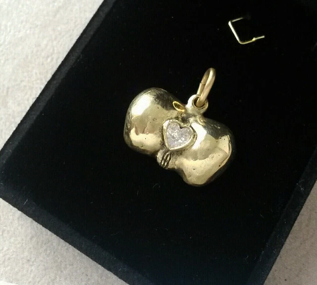 Handgefertigter erotischer Schmuck-Hintern-Anhänger mit herzförmigem...
