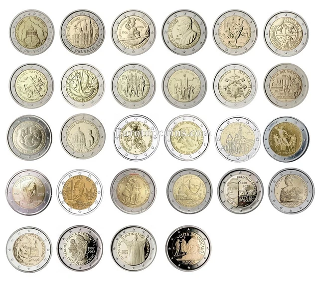 #RM# 2 EURO GEDENKMÜNZEN VATIKAN (2004-2023) - NEU - frei wählbar