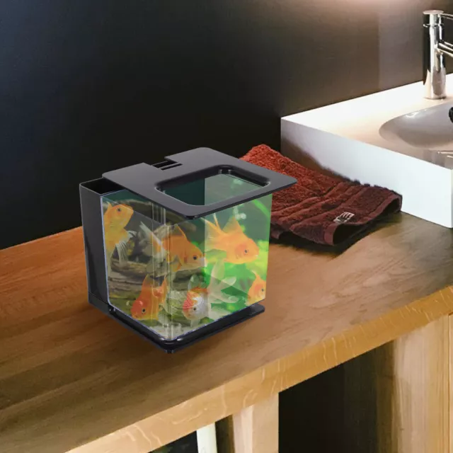 Water Changing Free Fish Tank Small Self-Cleaning Fish Tank Desktop Fish Tank 2