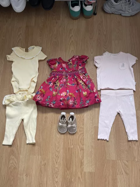 Pacchetto ragazze next and river island 3-6 mesi