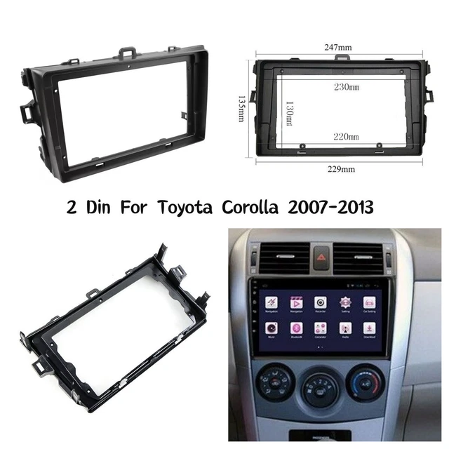 CAR STEREO RADIO Fascia Panel Frame Trim Dash Kit For TOYOTA COROLLA