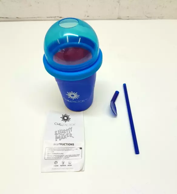 Chill Factor 08007 ChillFactor Blueberry Boza-Reusable, Homemade Squeeze Cup