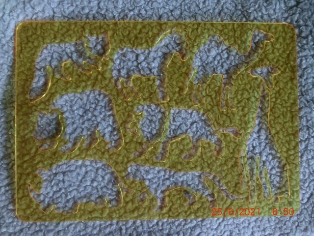  Foto zu 2 TIERSCHABLONEN MALEN zeichnen Schablonen Tiere EUR 2,45 - PicClick DE 