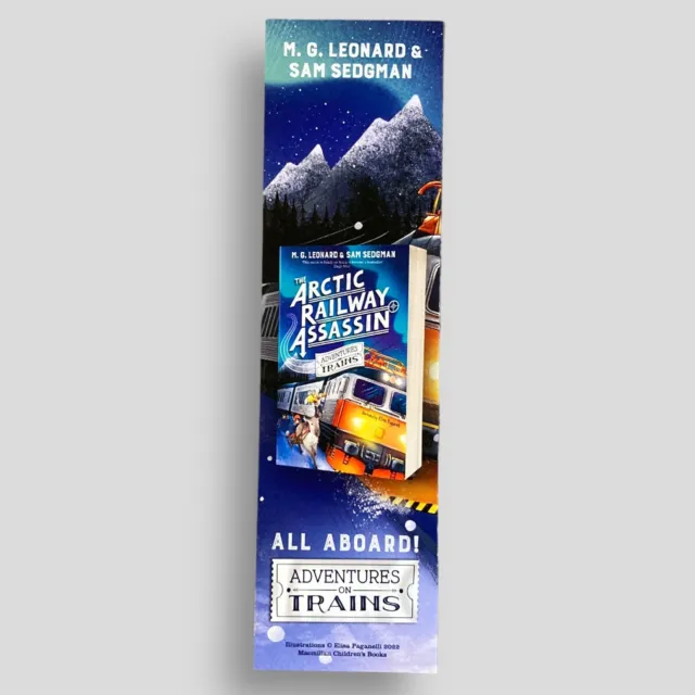The Arctic Railway Assassin Collectible Promotional Bookmark -not the book