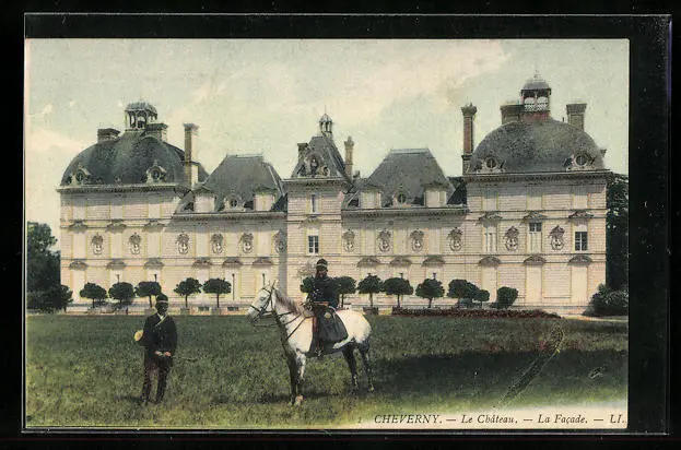 CPA Cheverny, Le Chateau, La Facade
