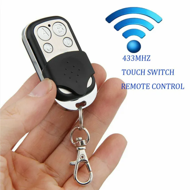 1-50PCS Electric Cloning Remote Control Key Fob 433MHz For Gate Garage Door UK 2