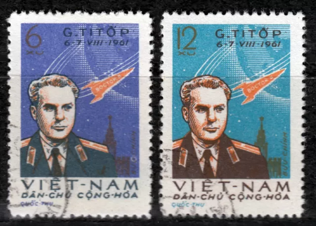 Vietnam 181-82, O, 2. Weltraumflug Titow