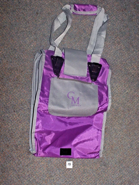 NWOT CM Brand Travel Picnic Expanding Bag Purple Great GIFT New Design NEW