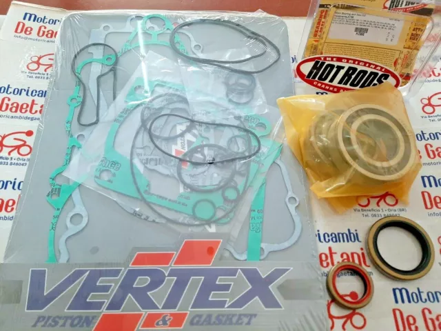 Kit Cuscinetti Banco Paraoli Hot Rods Guarnizioni Motore Ktm 2T 250 Exc Sx 05/06