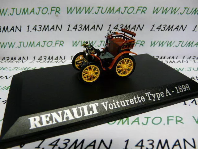 RE19 voiture 1/43 M6 Universal Hobbies : voiturette RENAULT TYPE A 1899