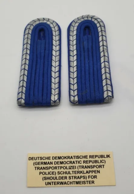 East German Transportation Police Trapo Shoulder Boards military Original DDR