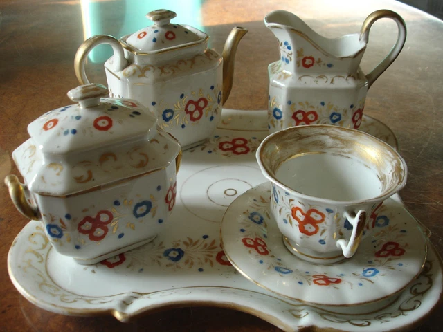 Service à café en porcelaine de limoges art déco | Selency