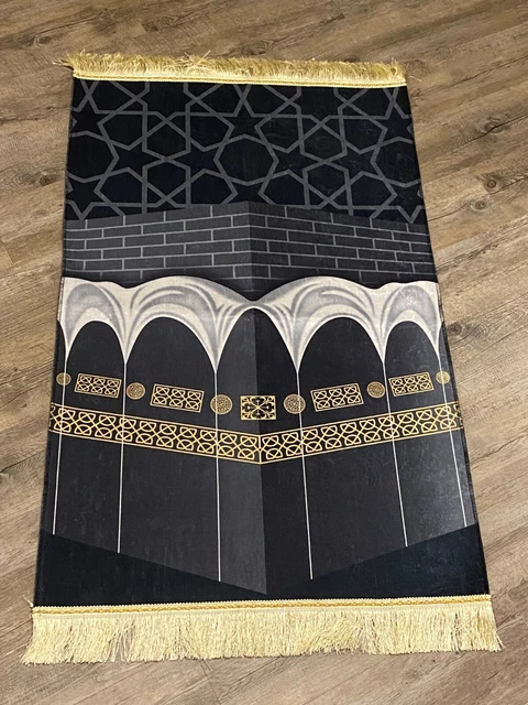 Alfombra de oración acolchada sacada, - سجادة صلاة منجدة مخمل سميك - سيراميك Seccade