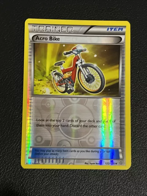 Acro Bike Reverse Holo 122/160, Near Mint Pokémon Card