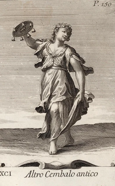 ZIMBELN - Bonanni - Westerhout - Kupferstich 1716