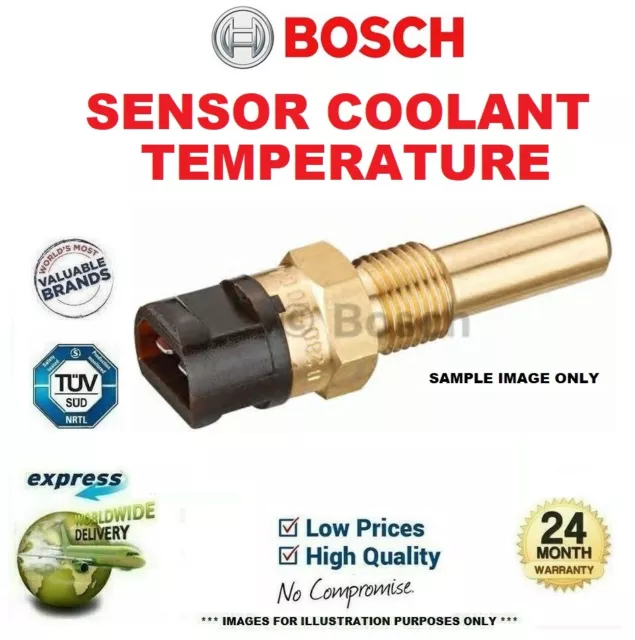 BOSCH COOLANT TEMPERATURE SENSOR for PEUGEOT 505 Break 2.2 1986-1993